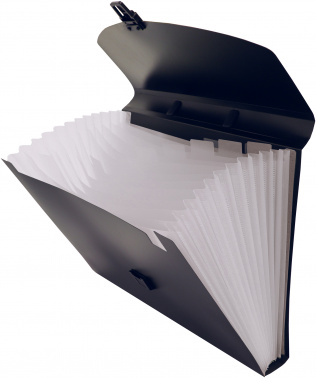 Портфель Бюрократ -BPP13BLCK 13 отдел. A4 пластик 0.7мм черный