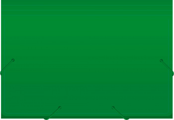 Портфель Бюрократ -BPR6GRN 6 отдел. A4 пластик 0.7мм зеленый