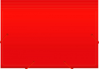 Портфель Бюрократ -BPR6RED 6 отдел. A4 пластик 0.7мм красный