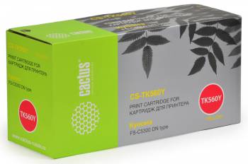 Картридж лазерный Cactus CS-TK560Y