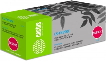 Картридж лазерный Cactus CS-TK590C