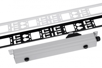 Кабельный органайзер вертикальный ЦМО ВКО-М-42.75 односторонний окна 42U глуб.:12мм