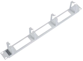 Кабельный органайзер горизонтальный ЦМО ГКО-О-4.62 односторонний окна 1U шир.:19