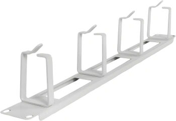 Кабельный органайзер горизонтальный ЦМО ГКО-О-4.62 односторонний окна 1U шир.:19