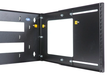 Кронштейн телекоммуникационный ЦМО КНО-М-6U-9005 настен. регул.глуб. 6U 19