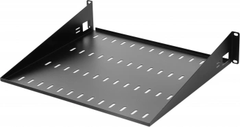 Полка стационарная ЦМО МС-40-9005 2U нагр.:15кг. 19