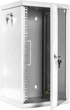 Шкаф коммутационный ЦМО (ШРН-8.255-10) настенный 8U 320x305мм пер.дв.стекл серый 255мм 8.1кг 180град. 420мм