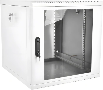 Шкаф коммутационный ЦМО (ШРН-М-12.500) настенный 12U 600x520мм пер.дв.стекл 130кг серый 456мм 21.6кг 180град. 610мм