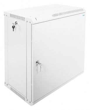 Шкаф коммутационный ЦМО ШРН-Эконом (ШРН-Э-12.500.1) настенный 12U 600x520мм пер.дв.металл 75кг серый 470мм 19.6кг 180град. 608мм
