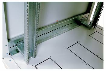 Шкаф коммутационный ЦМО (ШТК-М-42.8.8-1ААА) напольный 42U 800x800мм пер.дв.стекл задн.дв.стал.лист 2 бок.пан. направл.под закл.гайки 1010кг серый 655мм 123.3кг 180град. 2030мм