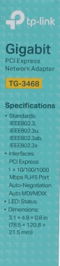 Сетевой адаптер Gigabit Ethernet TP-Link TG-3468
