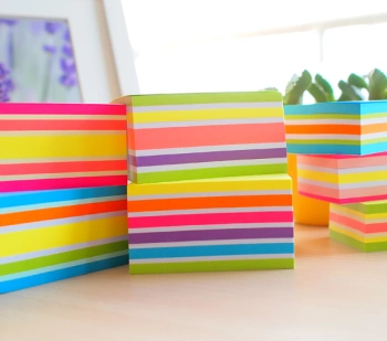 Блок самоклеящийся бумажный Stick`n 21539 76x76мм 400лист. 70г/м2 неон+пастель 7цв.в упак.