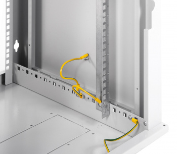 Шкаф коммутационный ЦМО ШРН-Эконом (ШРН-Э-9.350.1) настенный 9U 600x350мм пер.дв.металл 85кг серый 300мм 13.5кг 180град. 476мм IP20 металл
