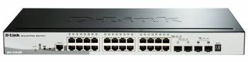 Коммутатор D-Link DGS-1510-28P/A1A 24x1Гбит/с 2SFP 2SFP+ 24PoE 193W управляемый