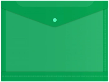 Конверт на кнопке Бюрократ -PK860/1 A4 гориз. расшир. пластик 0.18мм ассорти