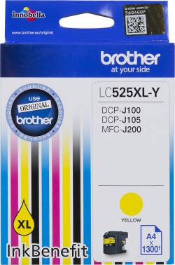 Картридж струйный Brother LC525XLY