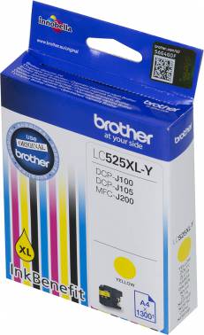 Картридж струйный Brother LC525XLY