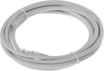 Патч-корд Lanmaster TWT-45-45-3.0/6-GY UTP RJ-45 вил.-вилка RJ-45 кат.6 3м серый ПВХ (уп.:1шт)