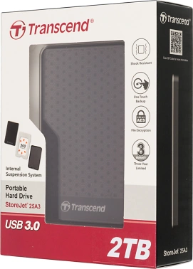 Жесткий диск Transcend USB3.0 2TB TS2TSJ25A3K