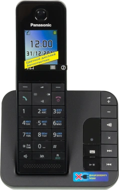 Р/Телефон Dect Panasonic KX-TGH220RUB