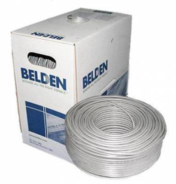 Кабель информационный Belden 1583E.00U305 кат.5E U/UTP 4X2X24AWG PVC универсальный 305м серый