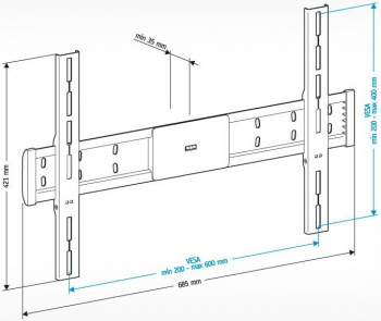 Кронштейн для телевизора Holder LCD-F6608