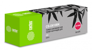 Картридж лазерный Cactus CS-O610BK