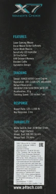 Мышь A4Tech XL-750BK