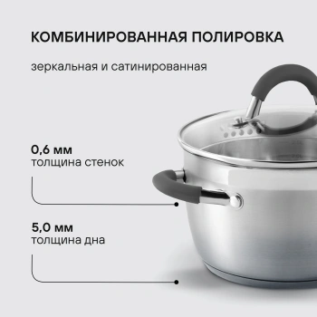 Набор кастрюль Rondell Flamme RDS-340