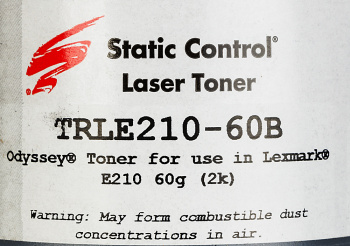 Тонер Static Control TRLE210-60B