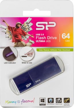Флеш Диск Silicon Power 64GB Ultima U05