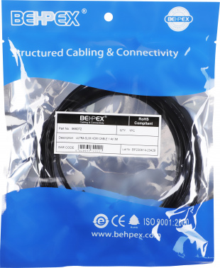 Кабель HDMI (m)/HDMI (m) 3м. позолоч.конт.