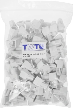Колпачок Lanmaster (TWT-BO-6.0-WH/100) белый (упак.:100шт)