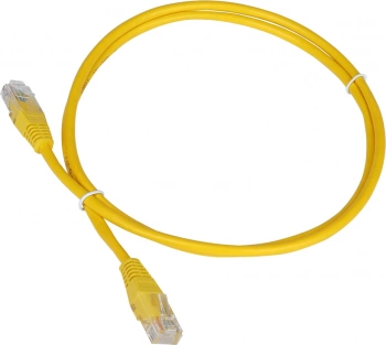 Патч-корд Lanmaster TWT-45-45-2.0-YL UTP RJ-45 вил.-вилка RJ-45 кат.5E 2м желтый ПВХ (уп.:1шт)