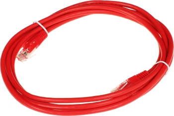 Патч-корд Lanmaster TWT-45-45-2.0-RD UTP RJ-45 вил.-вилка RJ-45 кат.5E 2м красный ПВХ (уп.:1шт)