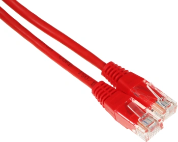 Патч-корд Lanmaster TWT-45-45-2.0-RD UTP RJ-45 вил.-вилка RJ-45 кат.5E 2м красный ПВХ (уп.:1шт)