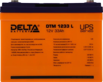 Батарея для ИБП Delta DTM 1233 L