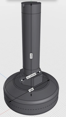 Ножки ЦМО М-10 дл.40мм (упак.:4шт)