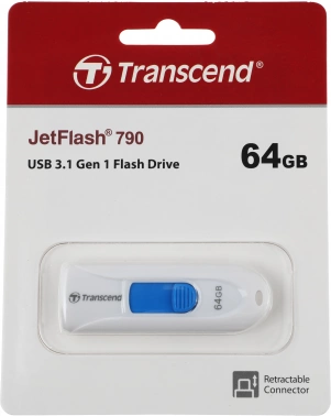 Флеш Диск Transcend 64Gb Jetflash 790