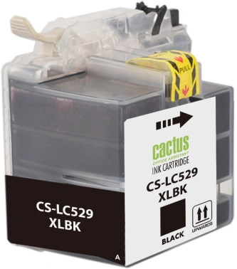 Картридж струйный Cactus CS-LC529XLBK