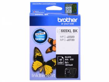 Картридж струйный Brother LC669XLBK