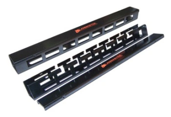 Кабельный органайзер горизонтальный Lanmaster LAN-ORG/CVP-1U односторонний пальцы 1U шир.:19