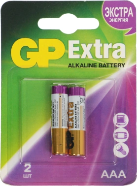 Батарея GP Extra Alkaline 24AX LR03