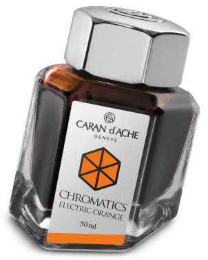 Флакон с чернилами Carandache Chromatics (8011.052) Electric orange чернила 50мл