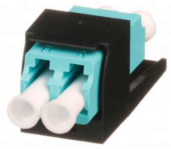 Адаптер Panduit CMDSAQLCZBL проходн. Mini-ComLC дупл. 50/125 OM3 черн.