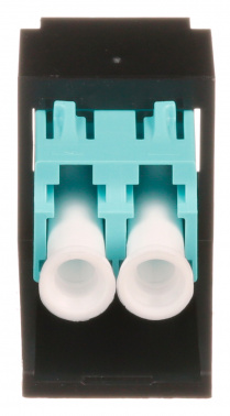 Адаптер Panduit CMDSAQLCZBL проходн. Mini-ComLC дупл. 50/125 OM3 черн.