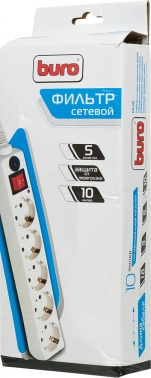 Сетевой фильтр Buro 500SH-10-W