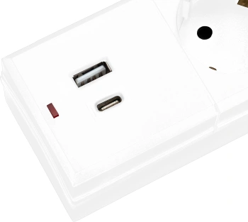 Сетевой фильтр Buro BU-SP3_USB_2A-W